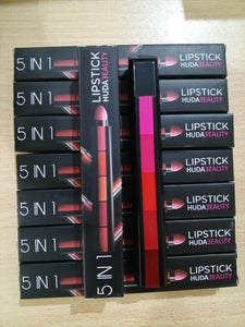 Lipstick matte 5 in 1 ka pack